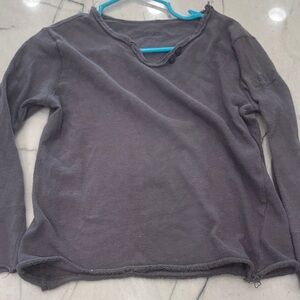 Zadig & Voltaire Gray Long Sleeve Tee